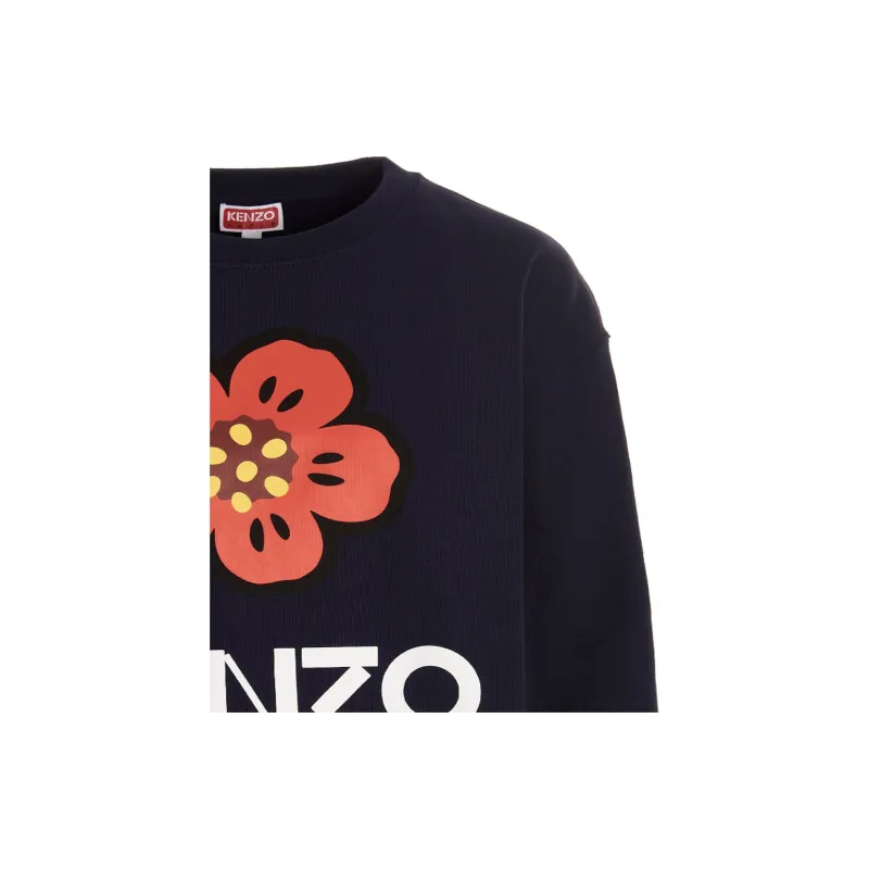 KENZO Logo Printed Crewneck Sweatshirt-9