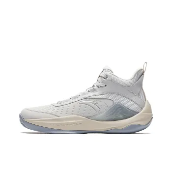 Anta Mountain 2.5 Lite Cushioned Abrasion Resistant Slip Resistant High Top Basketball Shoes Men's Gray