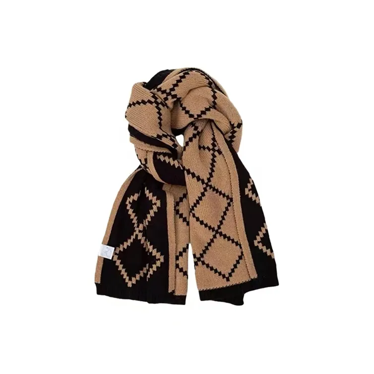 Eight Small Million Acrylic Knit Scarves Women's-4