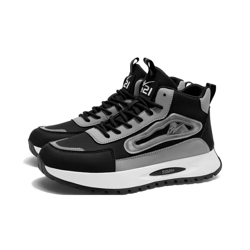 DOUBLE STAR 88 Cushioned Wear-Resistant Coverage High-Top Casual Shoes Men's-12