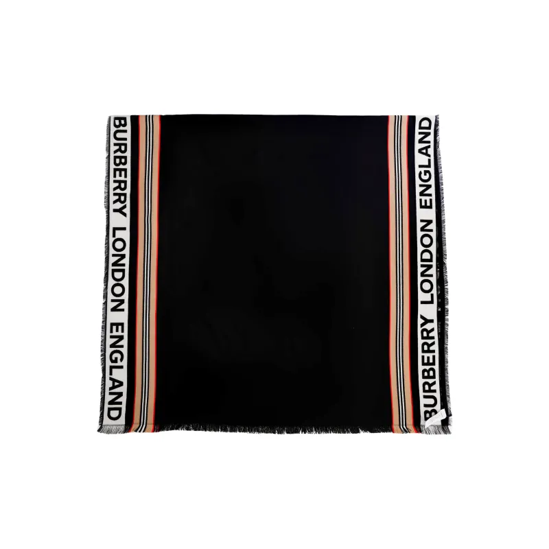 Burberry Knit Scarves Men's Black-1