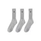 Light Gray (Knee-High Socks-3 Pack)