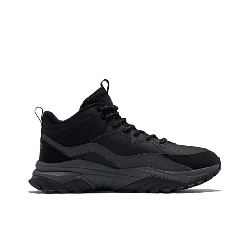 Erke Warm Sun 2 Anti Slip Wear Resistant High Top Outdoor Shoes Men's Jet Black Carbon Gray-1
