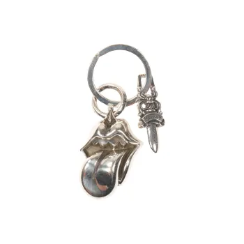 Chrome Hearts 925 Sterling Silver Keychains Unisex Silver