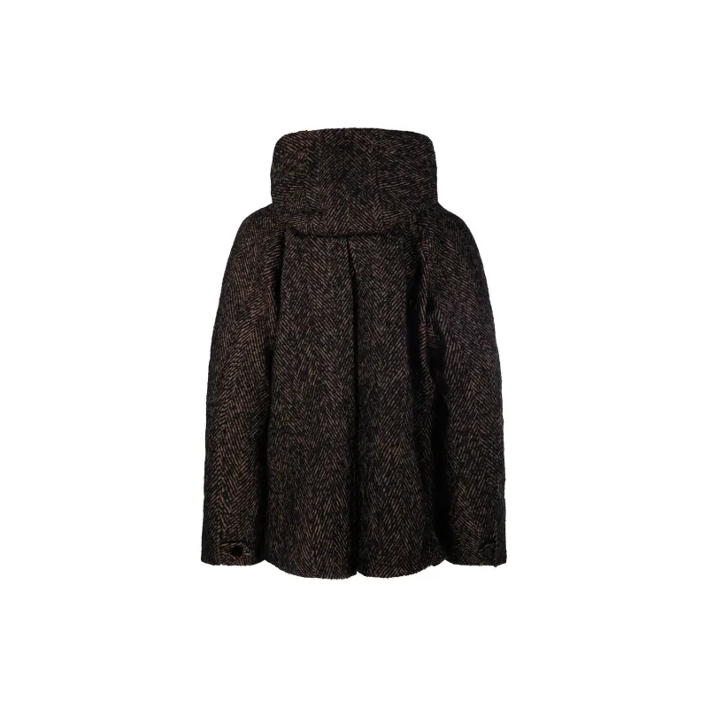GANNI Herringbone Midi Jacket-1