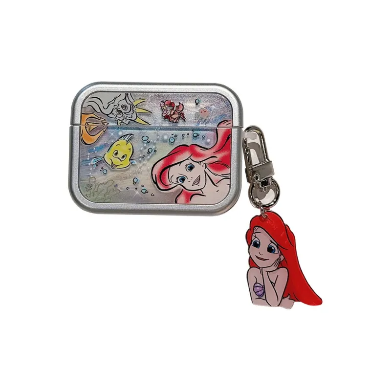 Kona Chun Compatible With AirPods 2/1/3/pro2 TPU Cartoon Mermaid Princess Fully Enclosed High Value Headphone Cases-1