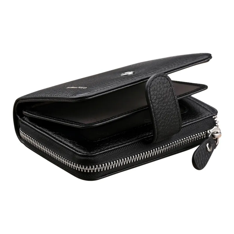 WilliamPOLO Cow Leather Coin Purse Men's Multicolor-2
