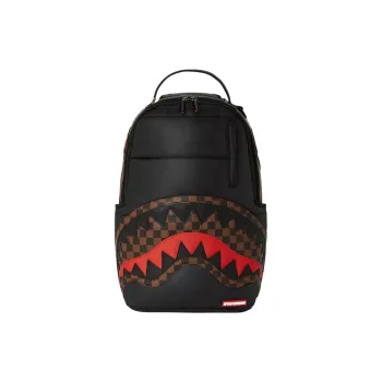 SPRAYGROUND Vegan Faux Leather Backpack Men's Black