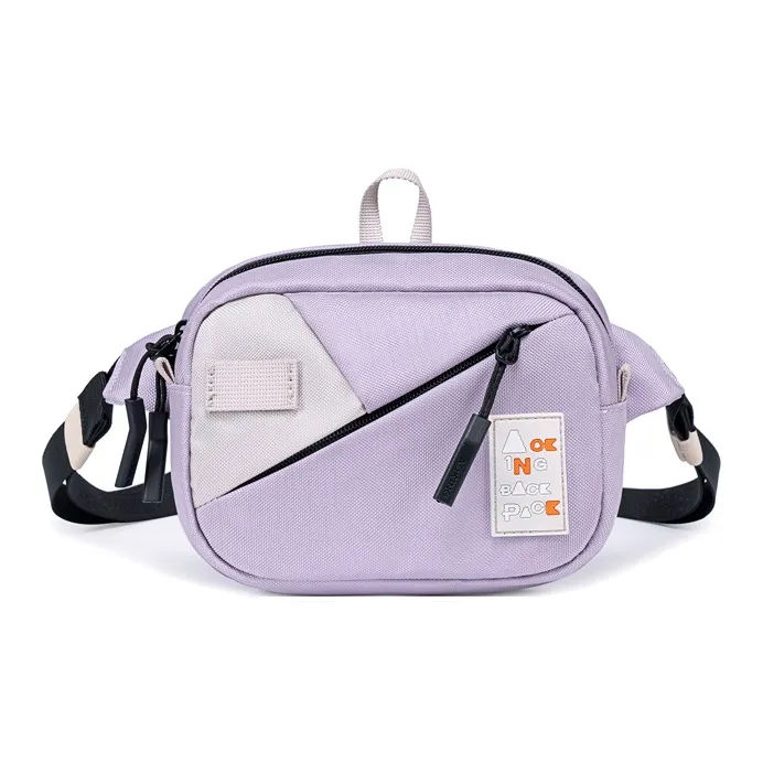 LVEYING Nylon Fanny Pack Crossbody Bag Shoulder Bag Sling Bag Women's Yellow/Blue/Black/Pink/Purple/Green-5