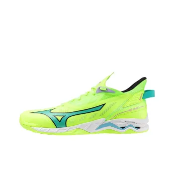 Mizuno Anti Slip Wear Resistant Low Top Training Shoes Unisex Bright Green