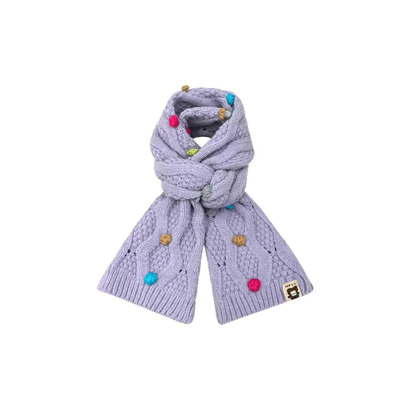 PLAN IN Knit Scarves Women's-6