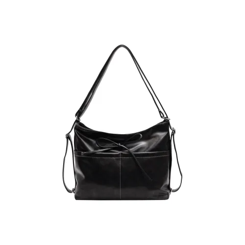 Yalu PU Tote Portable Crossbody Double Shoulder Bag Regular Unisex Multicolor