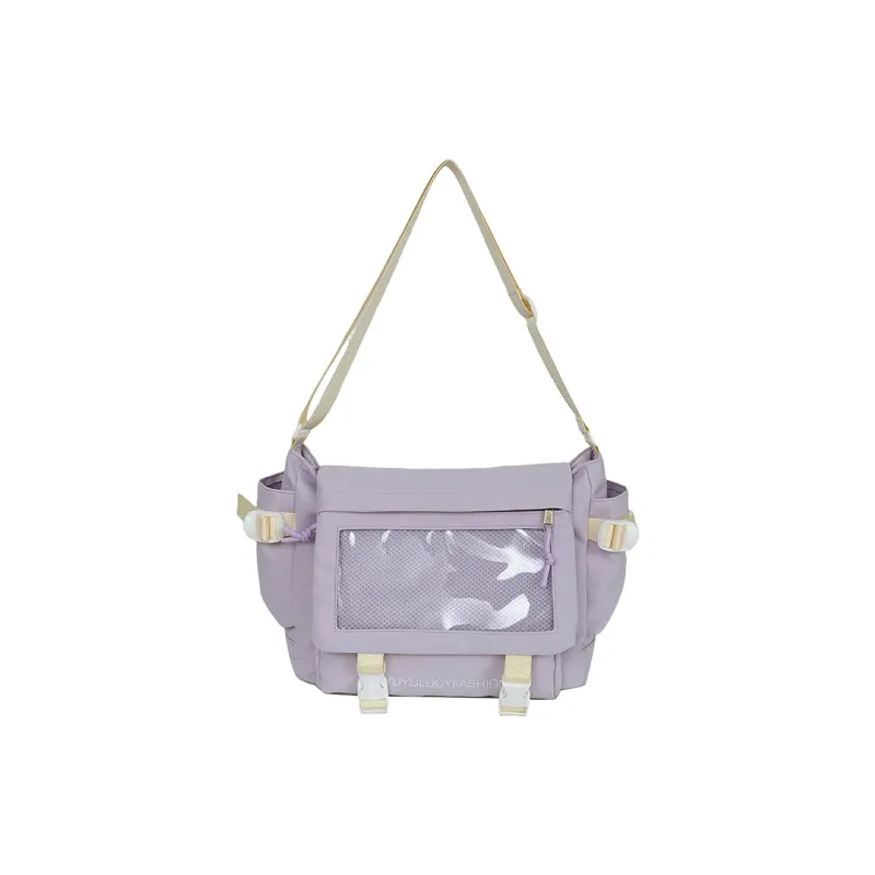 YUANTUZHE Nylon Crossbody Bag Women's White Yellow/Blue/Khaki/Red Black/Purple-116