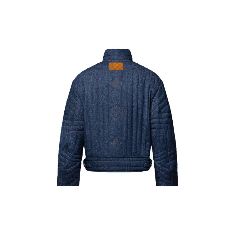 LOUIS VUITTON Quilted Denim Jacket-1