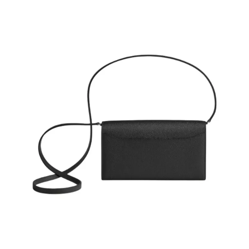 HERMES Constance To Go Epsom Calfskin With Canvas Shoulder Bag Crossbody Bag Wallet Women's 85 Ardoise Slate Gray-2