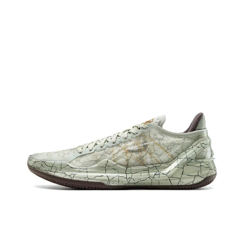 LINING Blade 4V2 Basketball Shoes Unisex Low Top Jade Cream Green-0