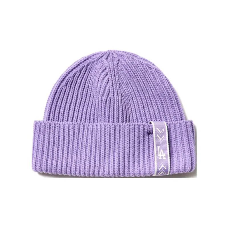 MLB Acrylic Beanies Unisex Black/Purple-0