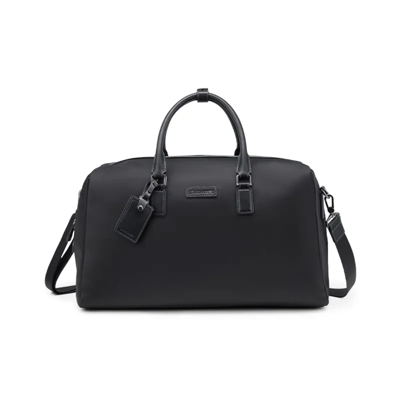 PIERRE CARDIN Fabric Travel Bag Regular Men's Black-0
