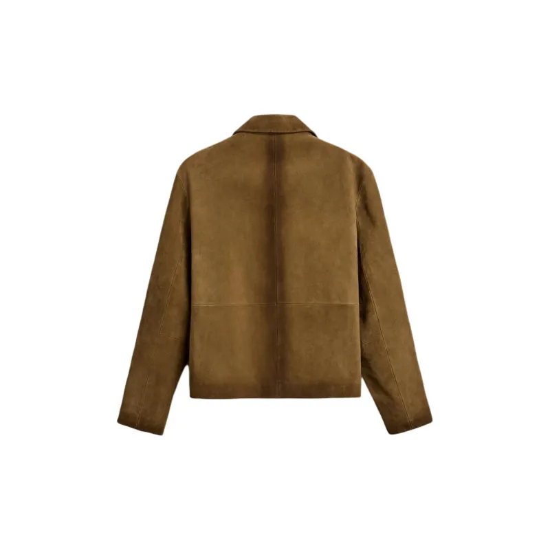 ZARA Leather Jackets Men Tan-1