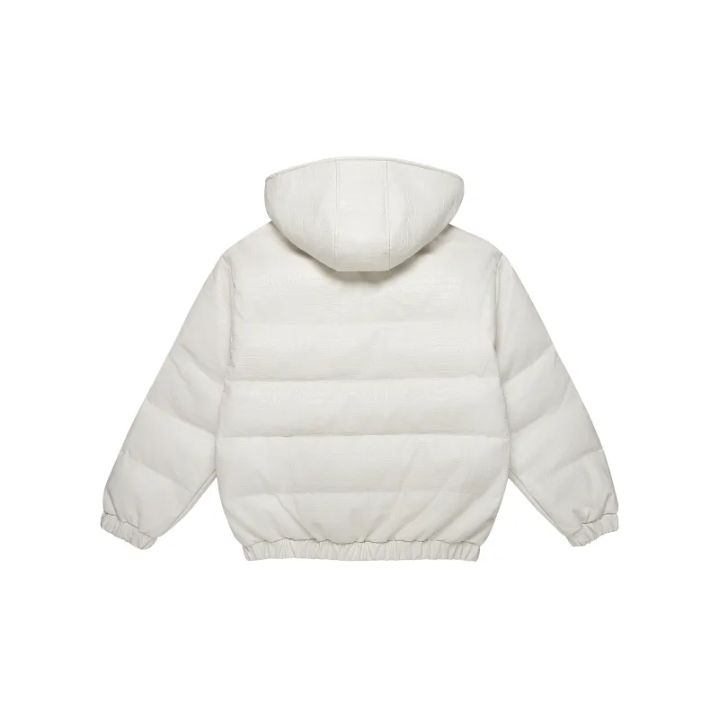ED HARDY X Puffer Jacket Unisex White-1
