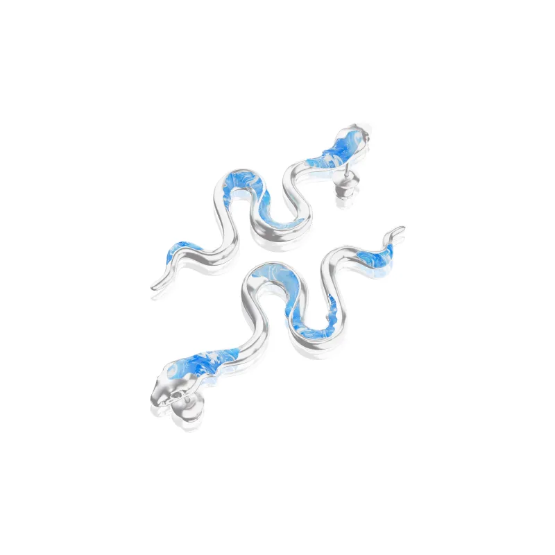 ICEGANG S925 Silver Stud Earrings Unisex-3