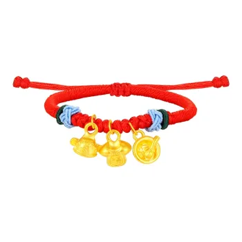 Lao Feng Xiang Gold Bracelet Kids