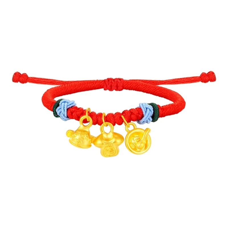 Lao Feng Xiang Gold Bracelet Kids-0