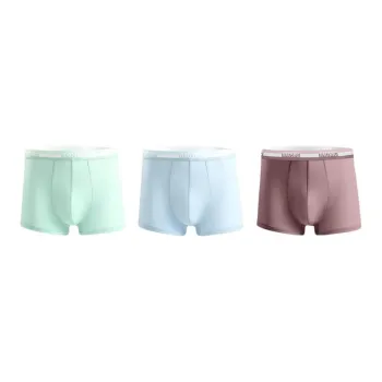 Jiaoshu Underpants Men's 3 Pack Mixed Color