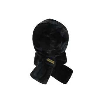 Warrior Polyester Hoods & Plush Hats Unisex Black