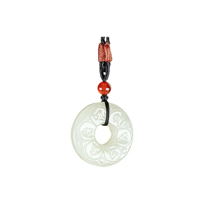 Shujie Hetian Jade Necklaces White Jade Unisex-0