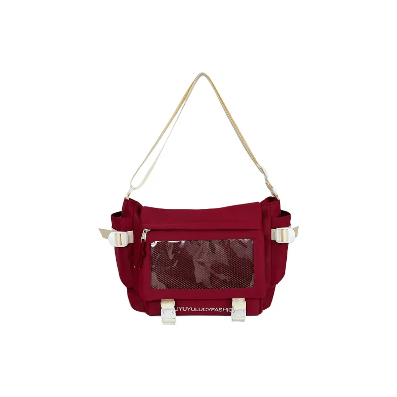YUANTUZHE Nylon Crossbody Bag Women's White Yellow/Blue/Khaki/Red Black/Purple-9