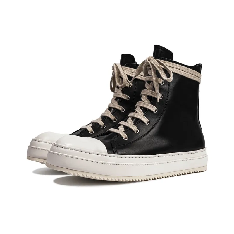 Dreambo Slip Resistant High Top Skateboard Shoes Men's-5