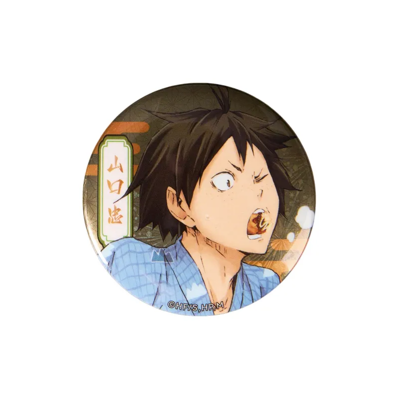 BOOM COMIC Shoyo Hinata Haikyuu!! Yukata Collection Badge Tobio Kageyama Kei Tsukishima Badges-3