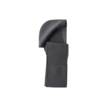 PRADA Wool Knit Scarves Women's Gray