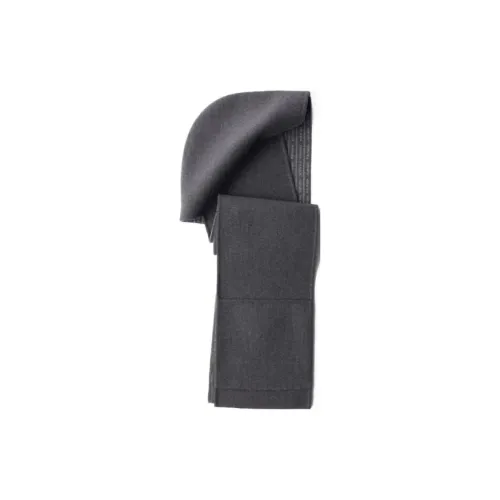PRADA Wool Knit Scarves Women's Gray