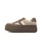 Khaki Gray Fleece-Lined