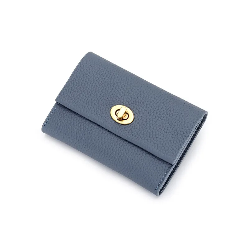 VIHUS Top Grain Cow Leather Coin Purses Card Holders Women's Multicolor-9
