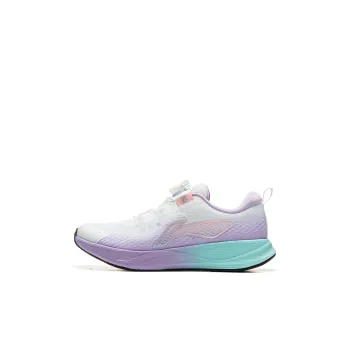 LINING YOUNG Running Cushioning Rebound Support Kids' Running Shoes Standard White/Vero Rose Purple Kids'