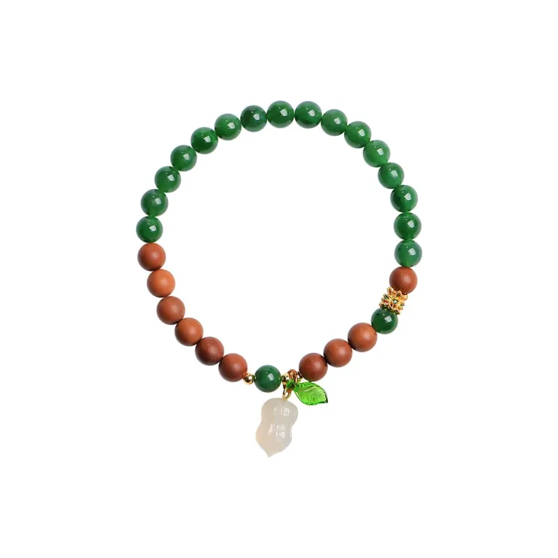 Moon Seal Hundred Rivers Fragrance Agarwood Precious Wood Bracelets Unisex-0