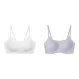 Gray Purple+White