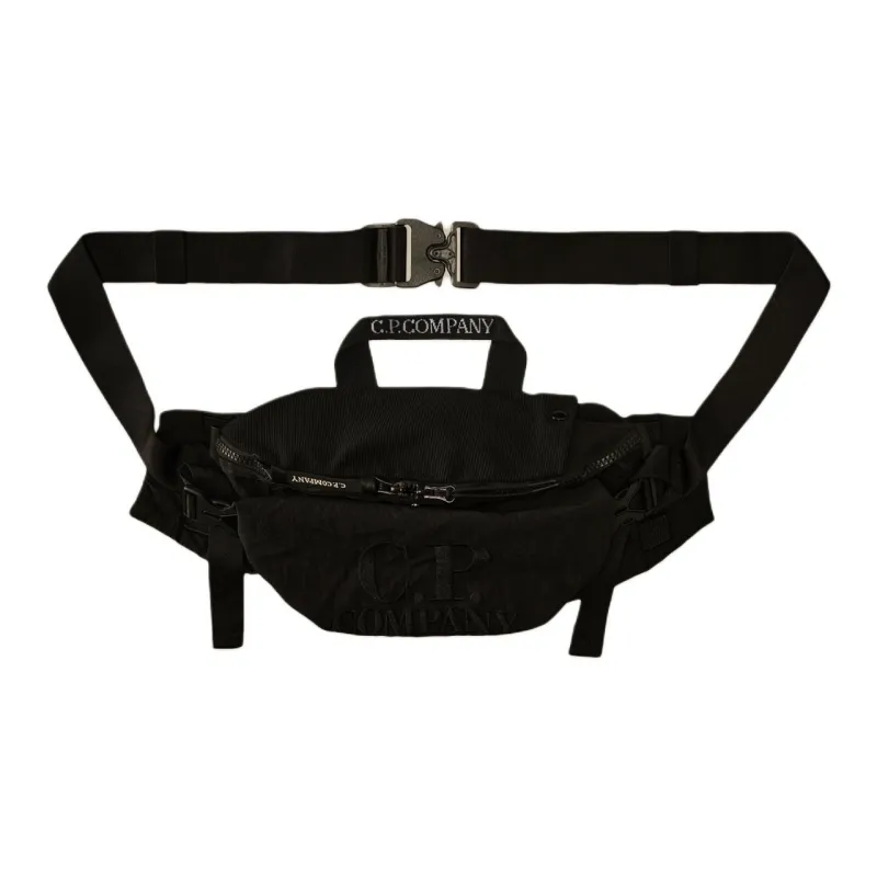 C.P.Company Polyamide Crossbody Fanny Pack Regular Men's Black-0