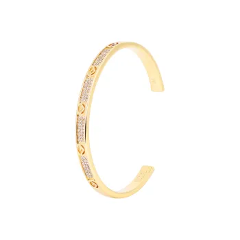 FENDI 2000 2024 Gold Plated F Is FENDI Cuff Bracelet Costume Bracelet