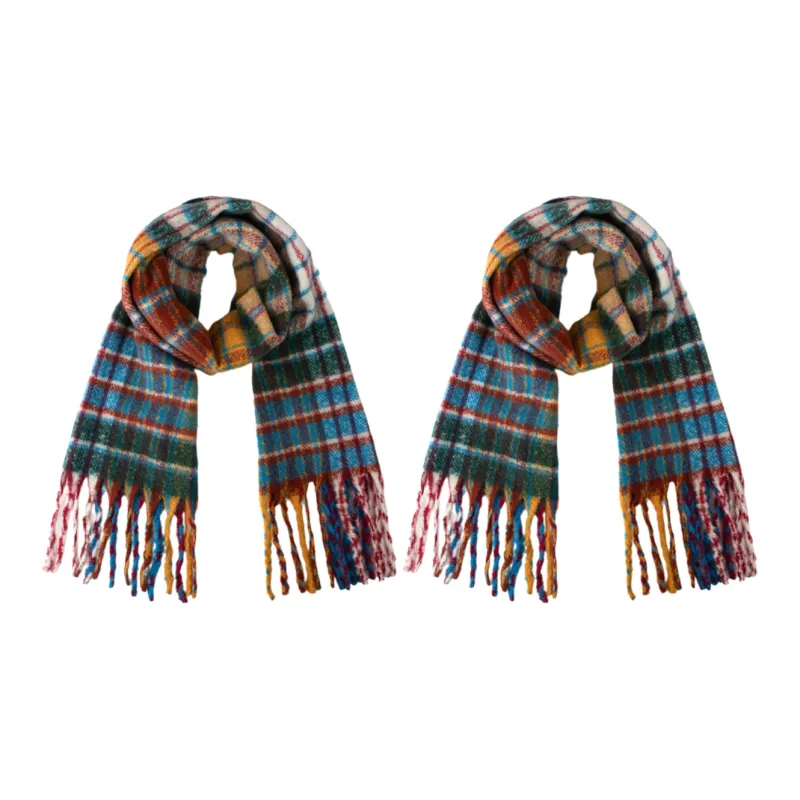 FUO Polyester Knit Scarves Unisex-2