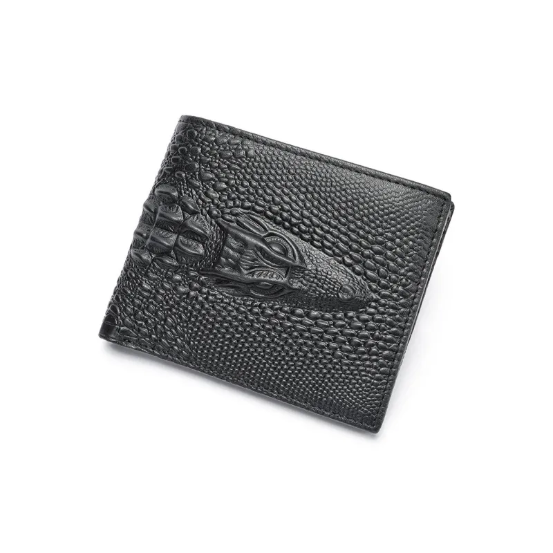 DOSRFINI Cow Leather Wallet Regular Men's Black-4