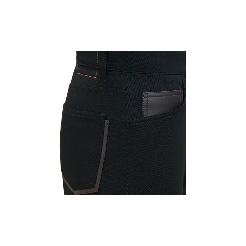 HERMES Jeans Men Black-4