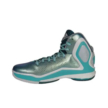 Adidas D Rose 5 Anti Slip Wear Resistant High Top Basketball Shoes Men's Blue