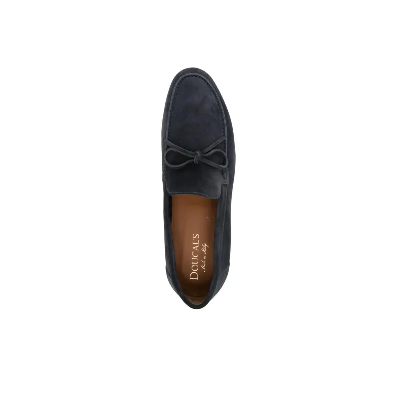 DOUCAL'S Lace up Suede Loafers-4