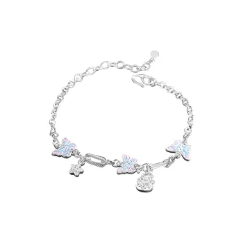 Nine Music 999 Fine Silver Bracelets Women's