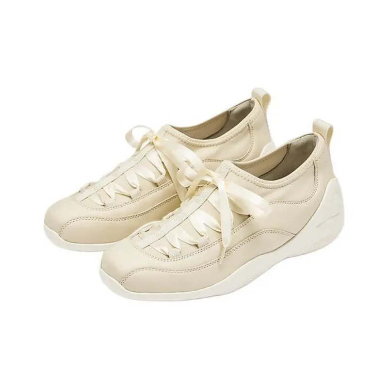 73Hours Low Top Casual Shoes Women's Beige-2