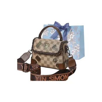 REDOO PU One Shoulder Handbag Regular Women's Khaki/Coffee/Ecru